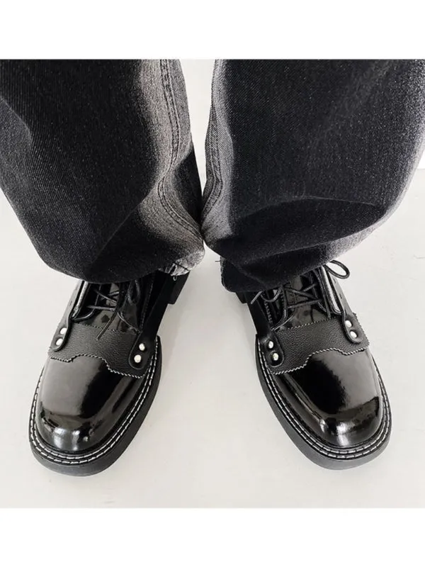 RETRO CASUAL LEATHER SHOES LET2773