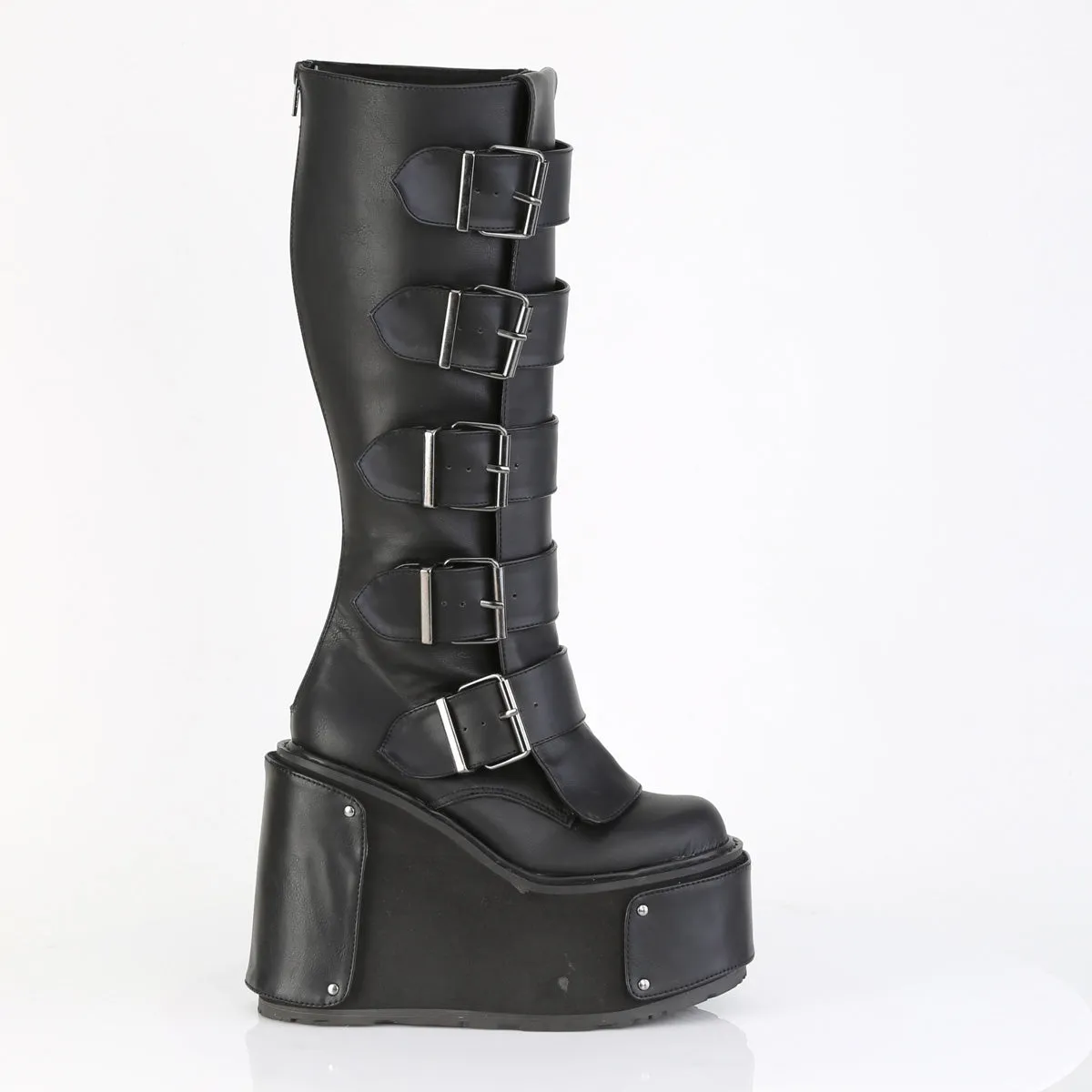 TRANSFORMER-800 Demonia Vegan Alternative Footwear Knee High Boots