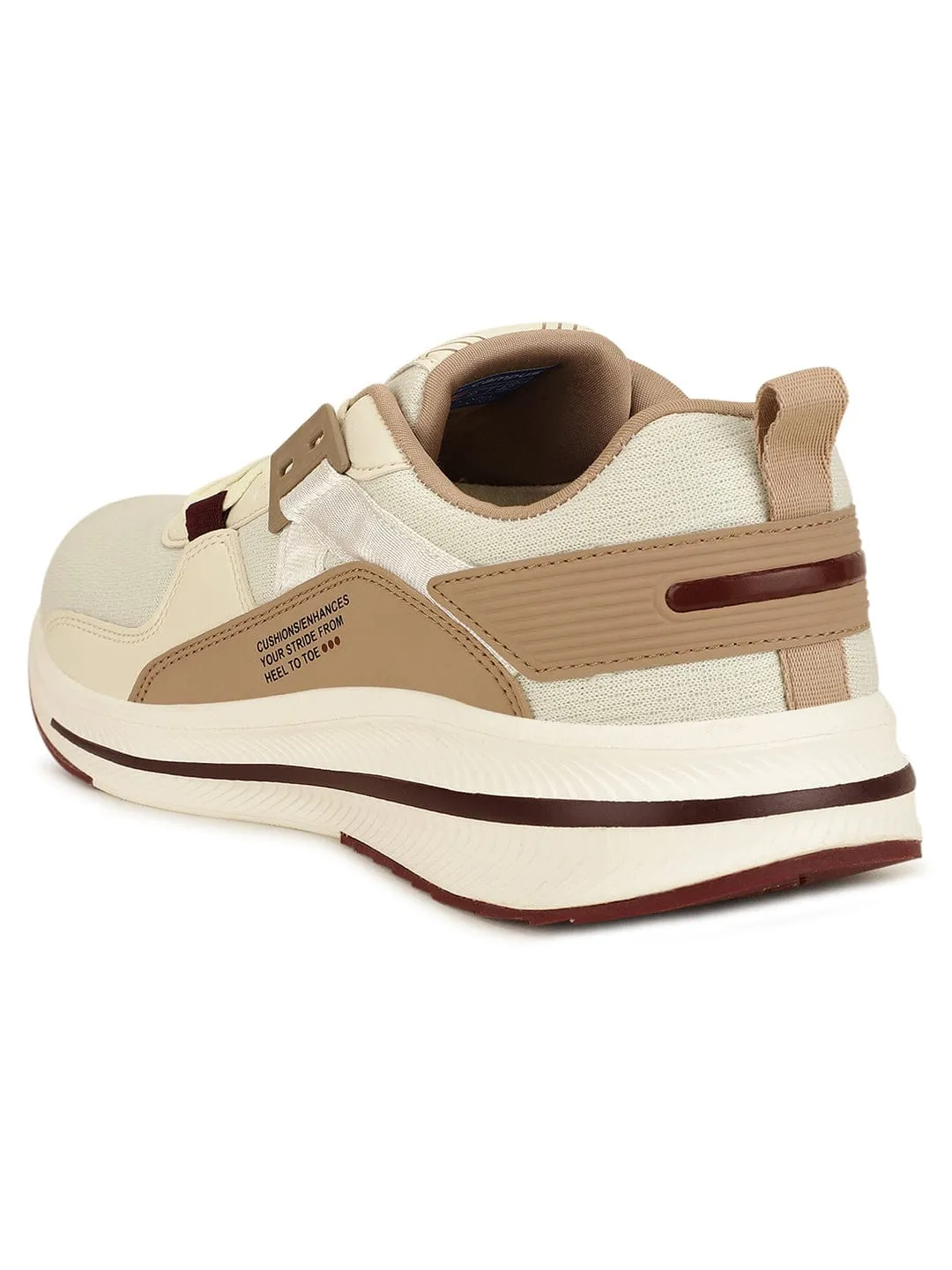 TRILLIUM Men's White Running Shoes